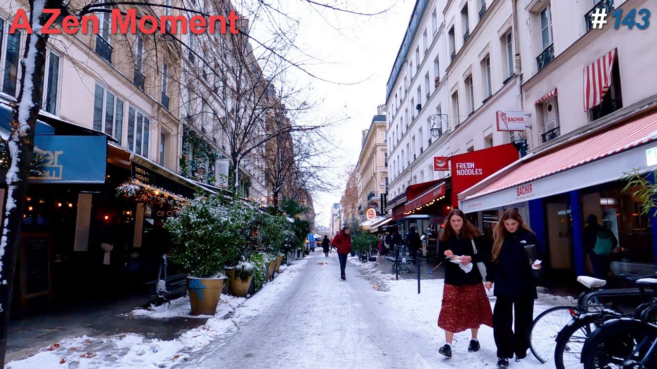 Snow‑Covered Paris ❄️ | Winter relaxation