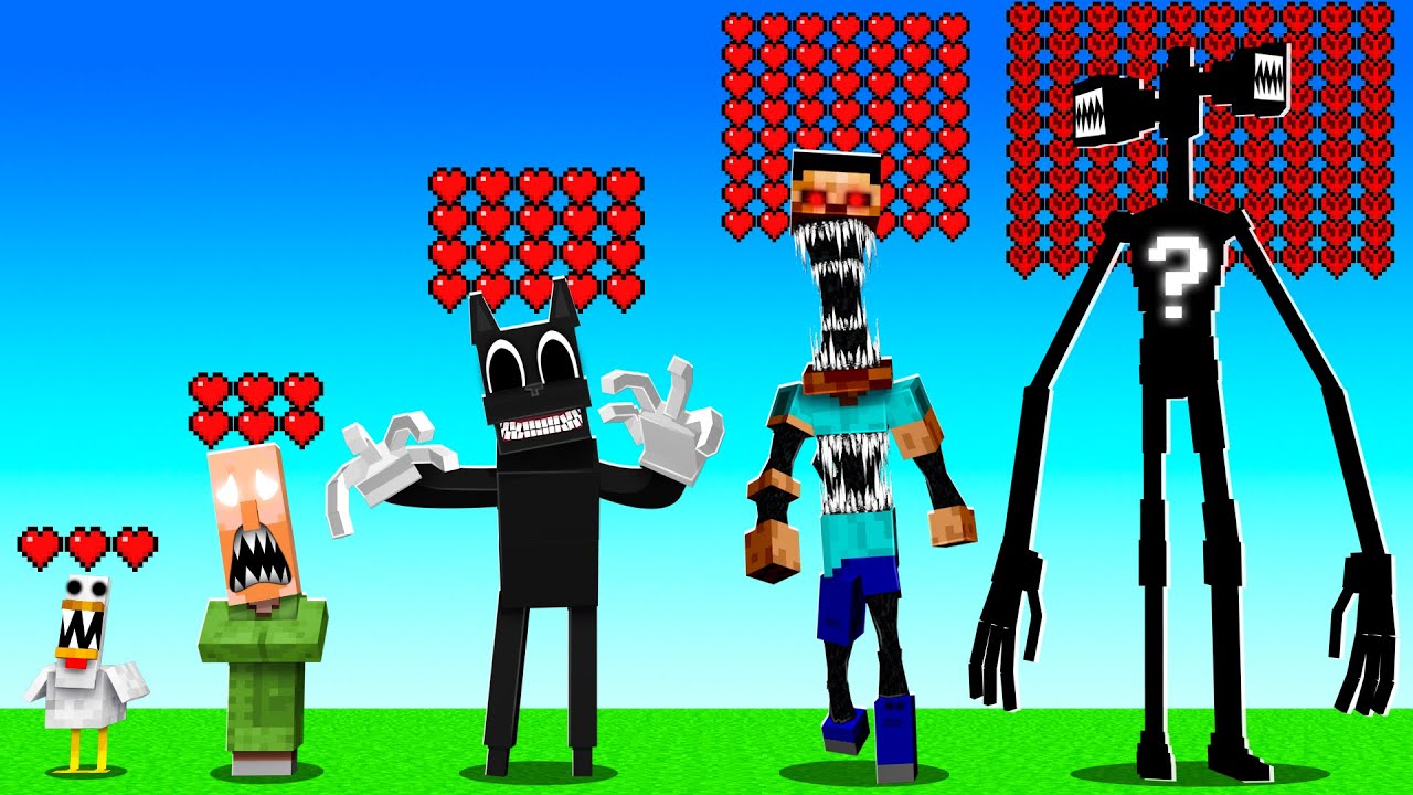 ¿Qué Monstruo DWELLER Tiene MAS VIDA? 😱 MINECRAFT