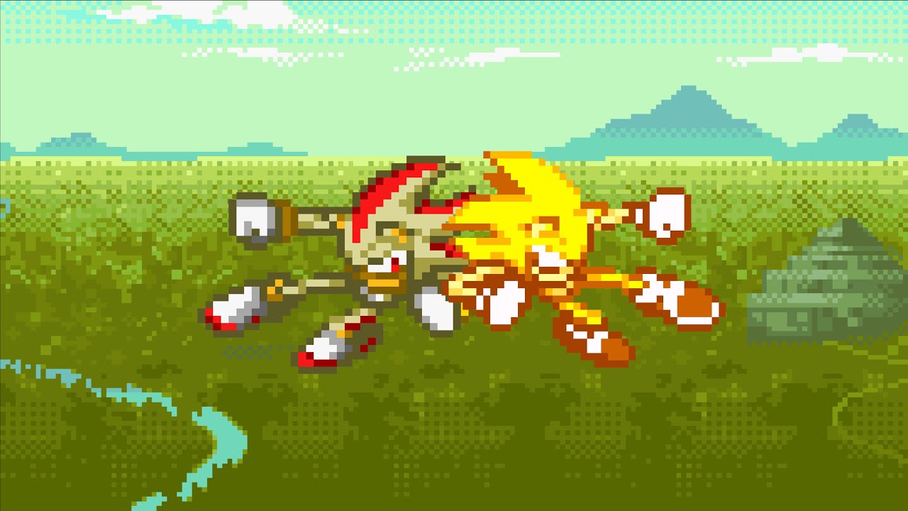 SSF2 Mods : Super Sonic VS Super Shadow