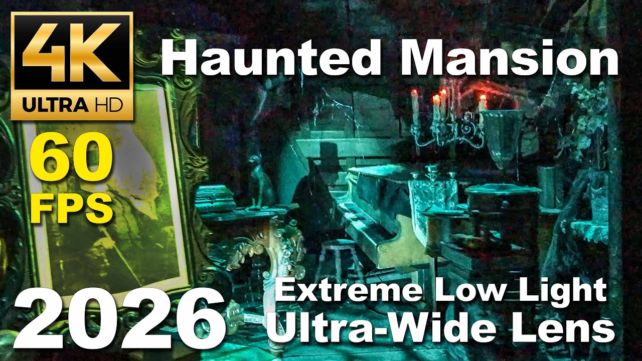 Haunted Mansion [4K/60fps] - Disneyland Park (Anaheim, California)
