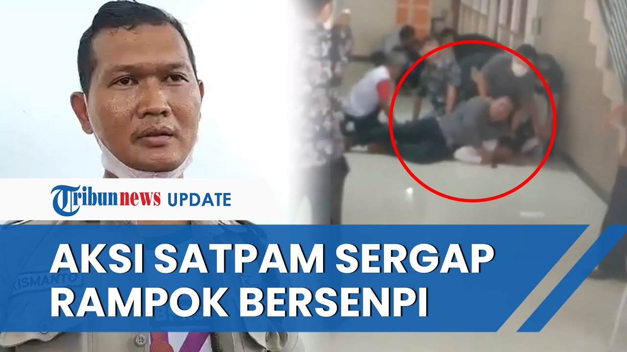 Detik-detik Perampok Bank di Lampung Keok Disergap lalu Ditindih Warga seusai Tembak 3 Pegawai
