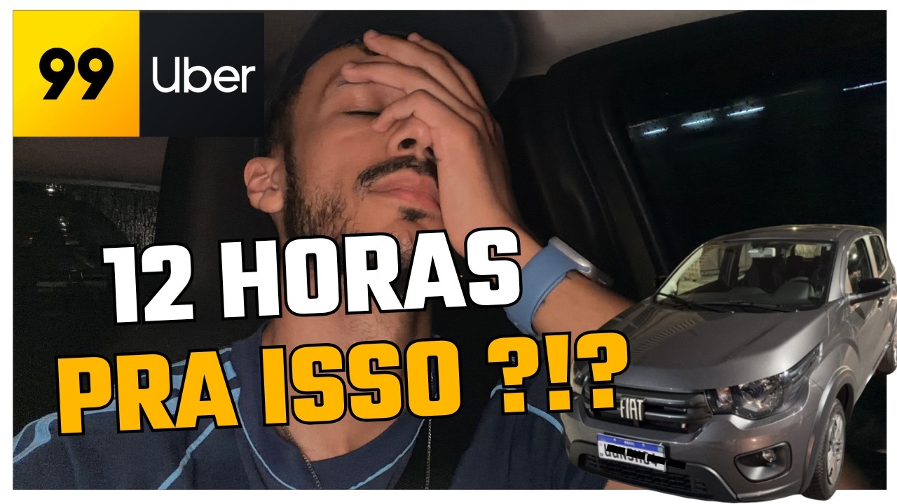 Trabalhando menos que um CLT 12x36: minha rotina real nos apps (Uber,99)