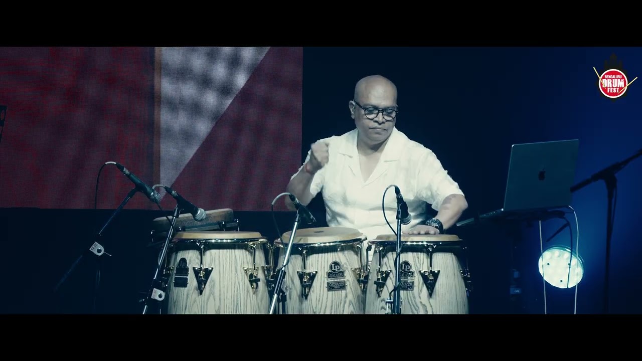 Anupam Gatak || Congas Solo - 1 || Bengaluru Drum Fest || BSOR