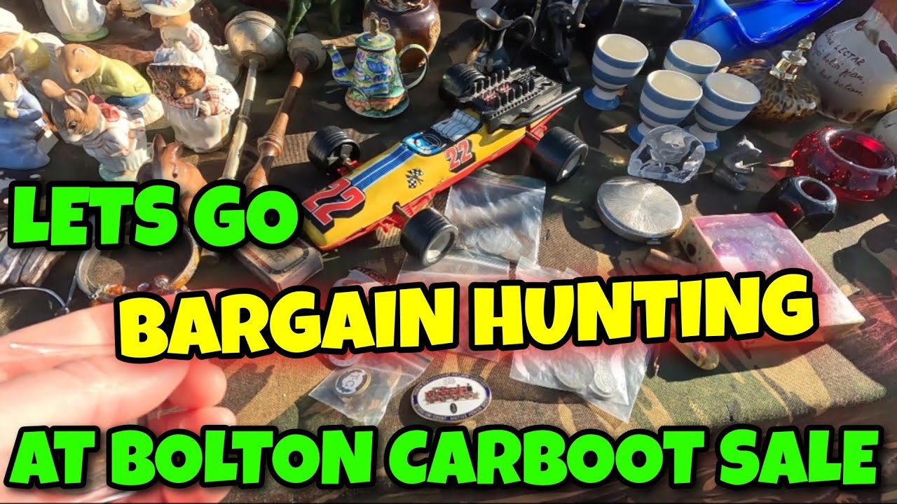 Bolton Car Boot Sale UK let's go BARGAIN HUNT CARBOOT SALE VLOG #carbootsale 