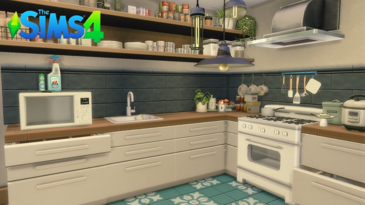 BEST FRIENDS APARTMENT - Relaxing Speed Build - The Sims 4