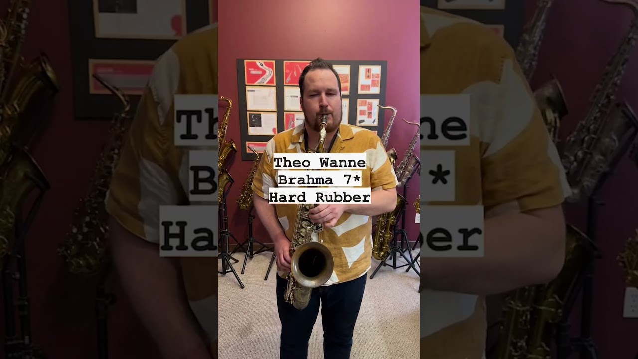 Metal Vs. Hard Rubber - Theo Wanne Mpcs. #saxophone #mouthpiece #comparison #metal #theowanne
