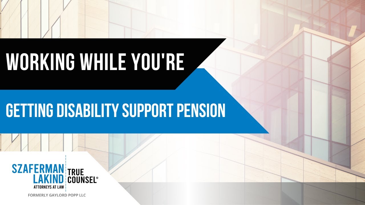 Working While You&rsquo;re Getting Disability Support Pension