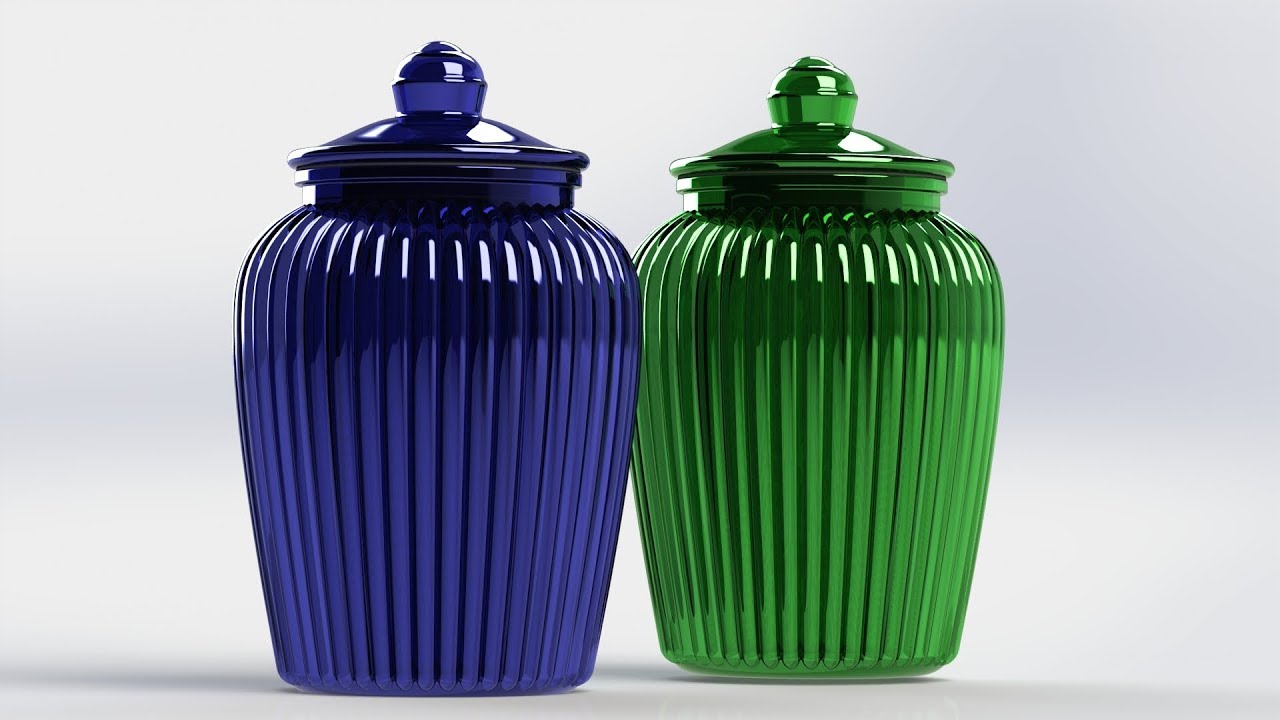 Solidworks 2016- Glass vase.