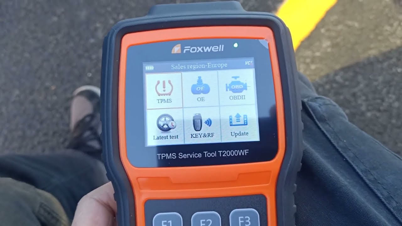 Fixing TPMS fault - Jaguar XE 2019 with Foxwell T2000WF tool
