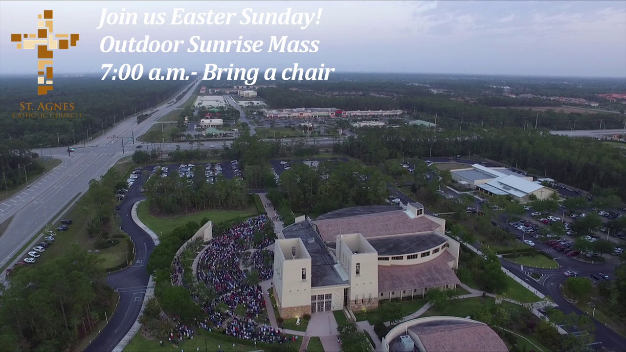 St. Agnes Easter Outdoor Sunrise Mass