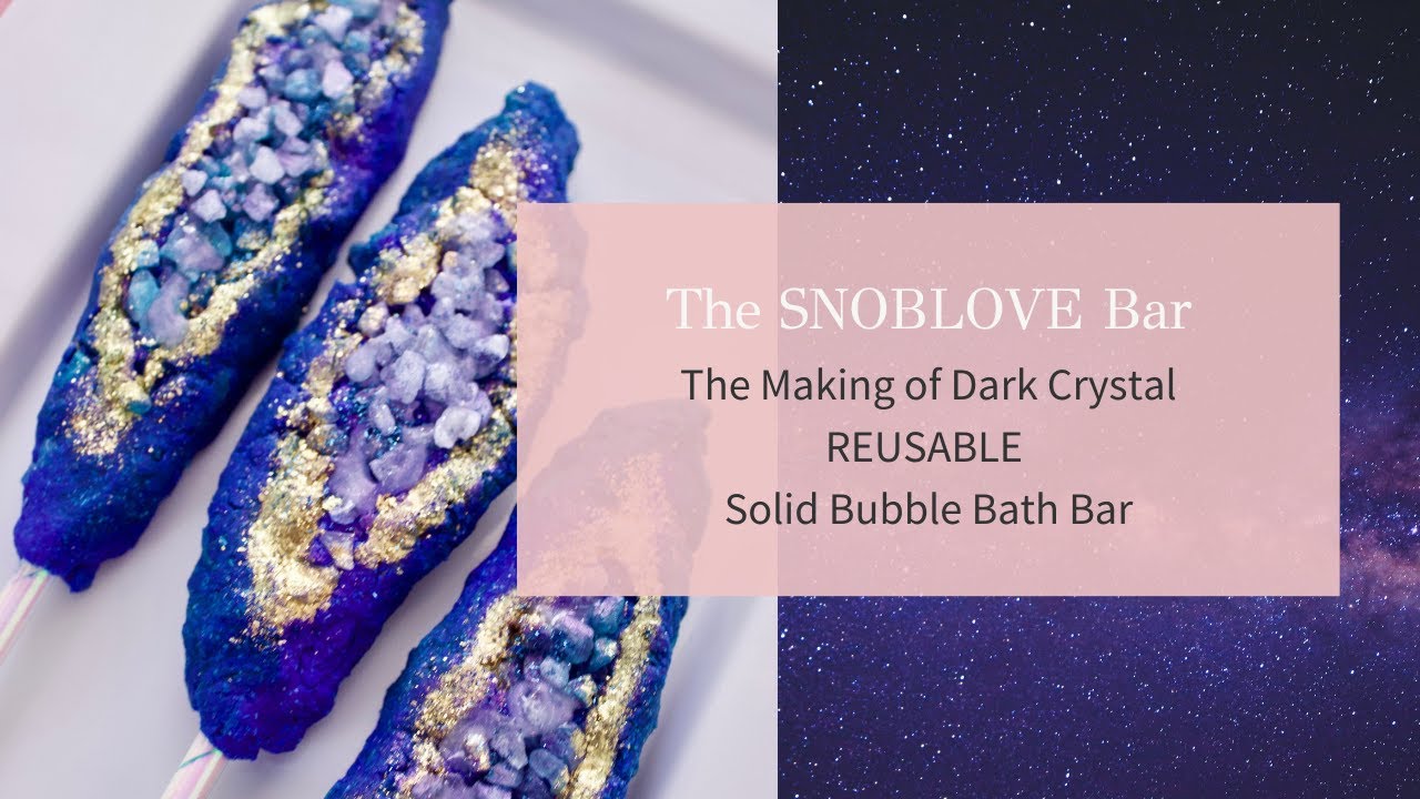 The Making of Dark Crystal Solid REUSABLE Bubble Bath Bar (Recipe Included)
