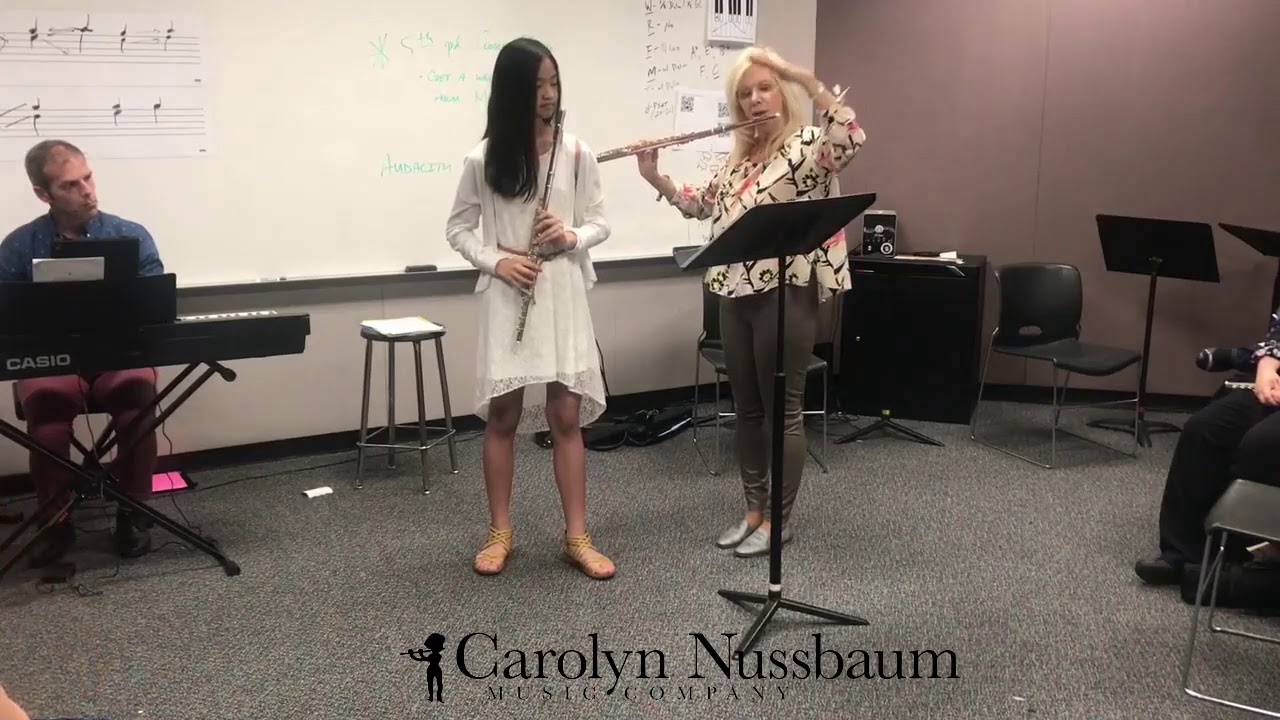 Jeanne Galway Flute Masterclass, Carolyn Nussbaum Music Company