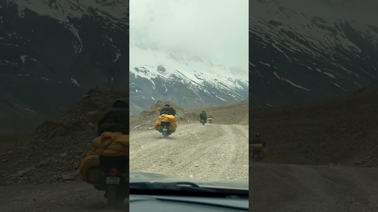 Kaza to Kunzum Pass! Epic off road adventure #kunzumpass #offroad #rider #biker #kaza #spitiride
