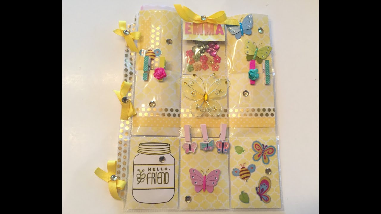 POCKET LETTER Tutorial | YELLOW BUTTERFLY | 2016