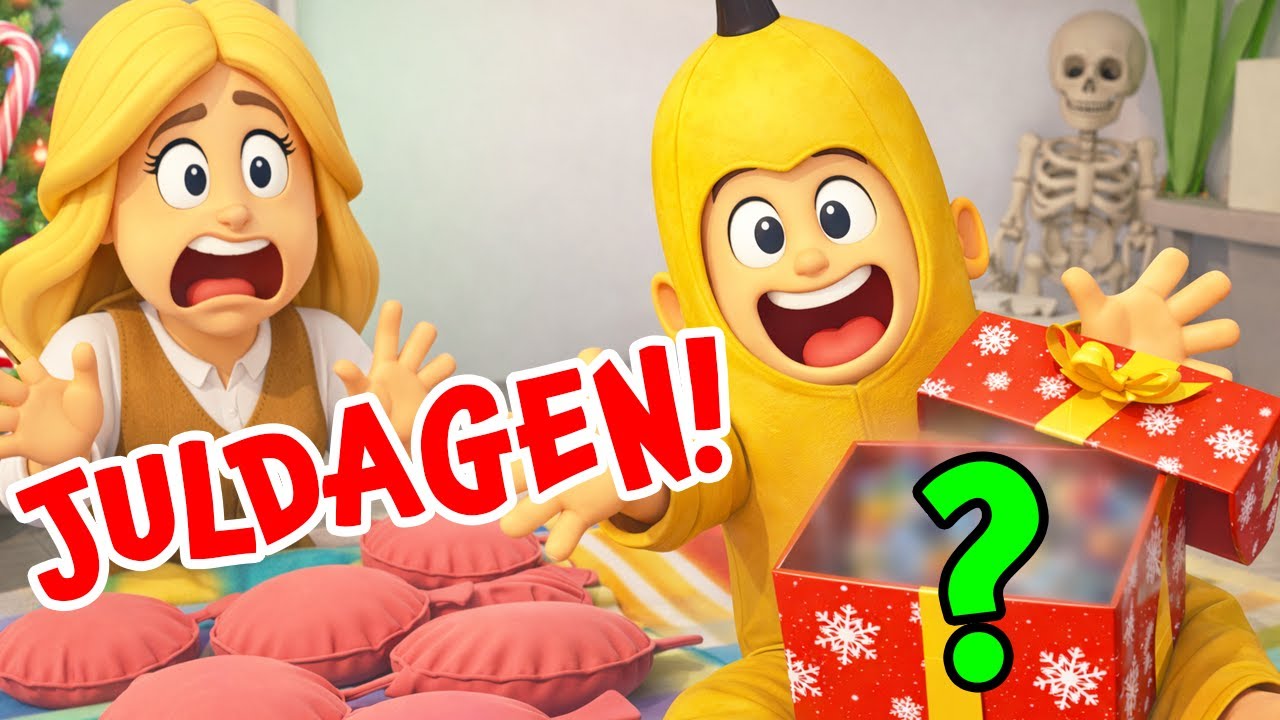 LUCAS VISAR SINA JULKLAPPAR!!