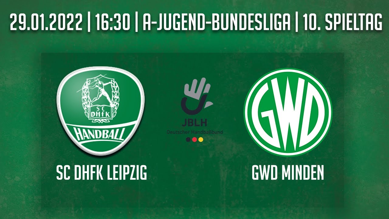 Handball U19 Bundesliga LIVE SC DHfK Leipzig - GWD Minden