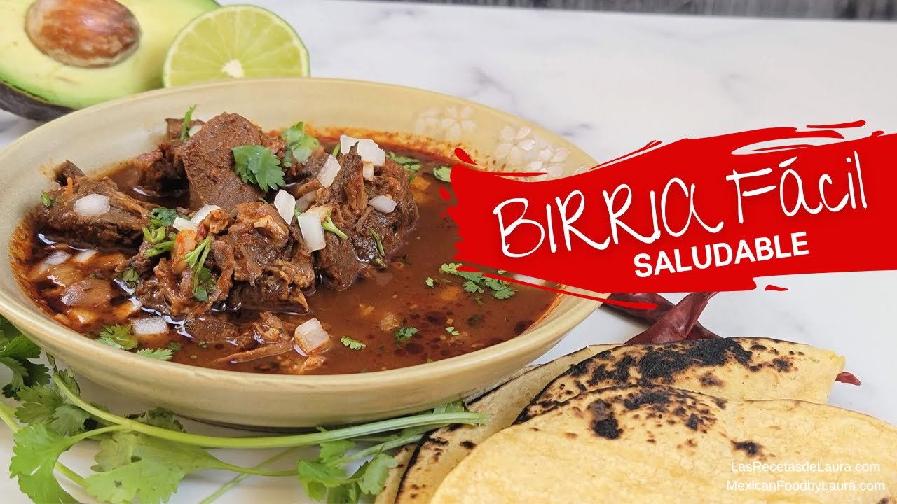 BIRRIA FÁCIL EN ESTUFA  Baja en Grasa