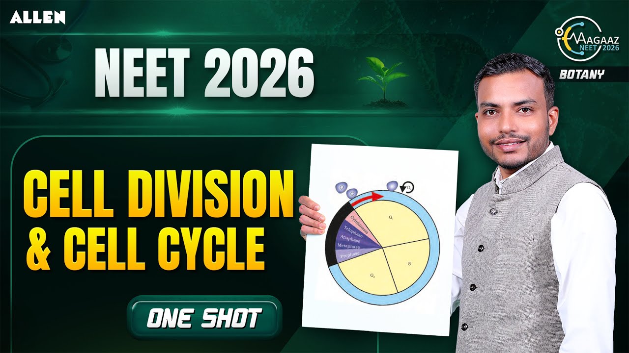 Cell Division & Cell Cycle One Shot 🔥 NEET 2026 | Aman Parashar Sir
