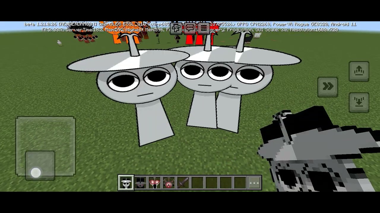 Sprunki pe addon Minecraft