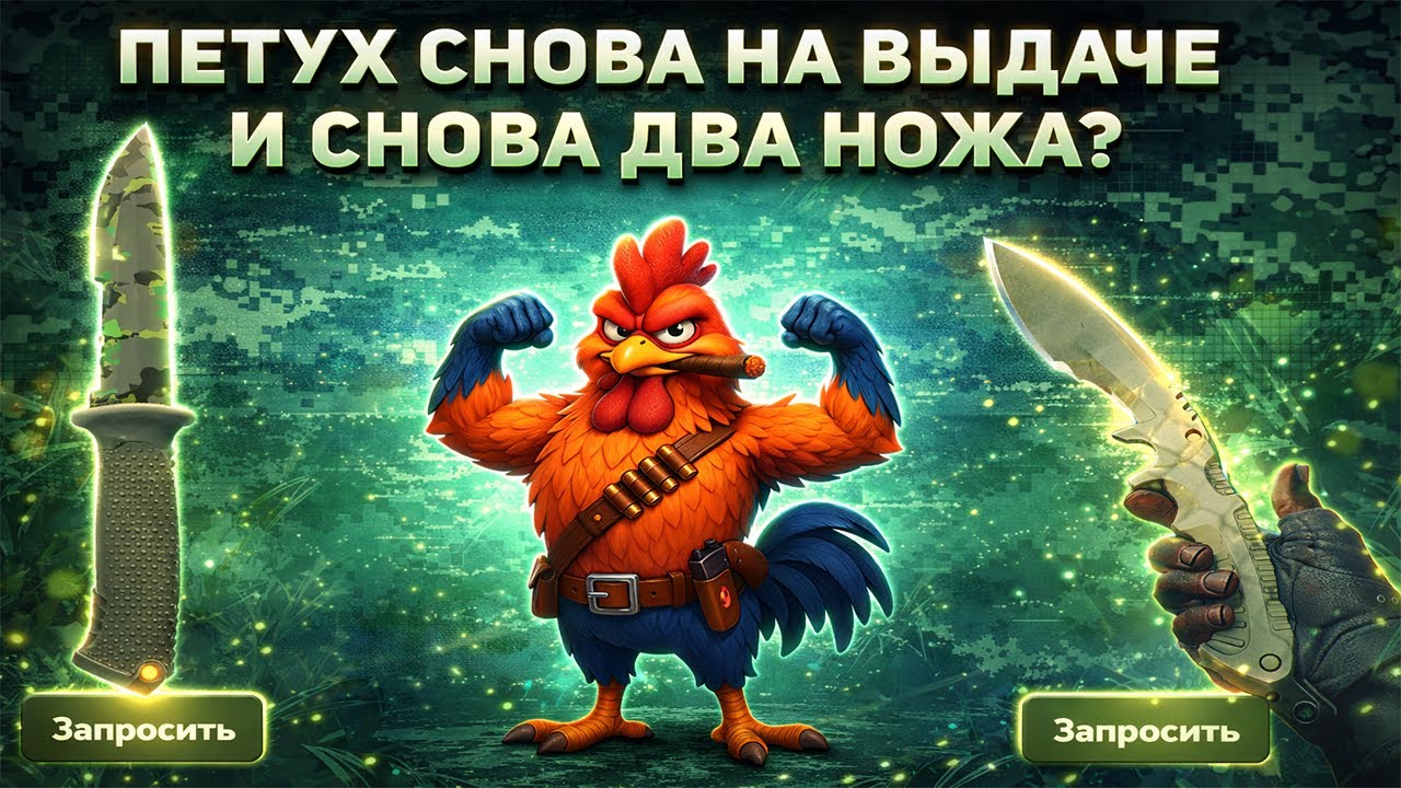 ПЕТУХ КЛАБ СНОВА НА ВЫДАЧЕ? ДВА НОЖА ПОСТАВИЛ PETUH CLUB! СЕГОДНЯ БУДЕТ ВЫВОД КУКРИ, МЕЖВЕЖИЙ НОЖ