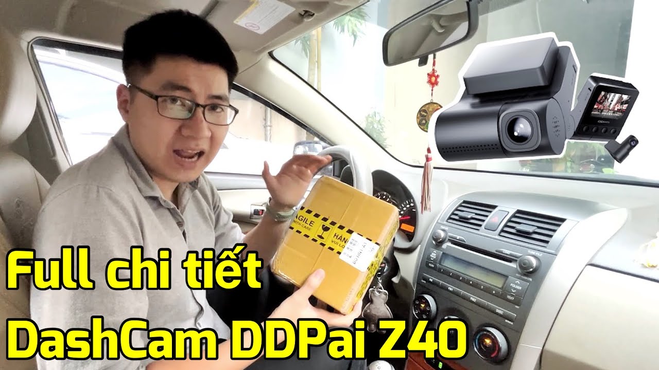 Chi tiết DDPai Z40 Dual Cam hành trình 1944p, FULL tính năng hữu ích cho chiếc xe ĐẦU TIÊN của mình