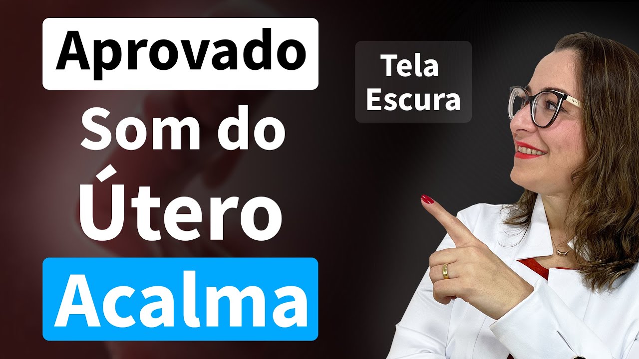 Ruído Branco Barulho SOM DO ÚTERO MATERNO ACALMAR BEBÊ RECÉM NASCIDO DORMIR Sono Batimento Cardíaco