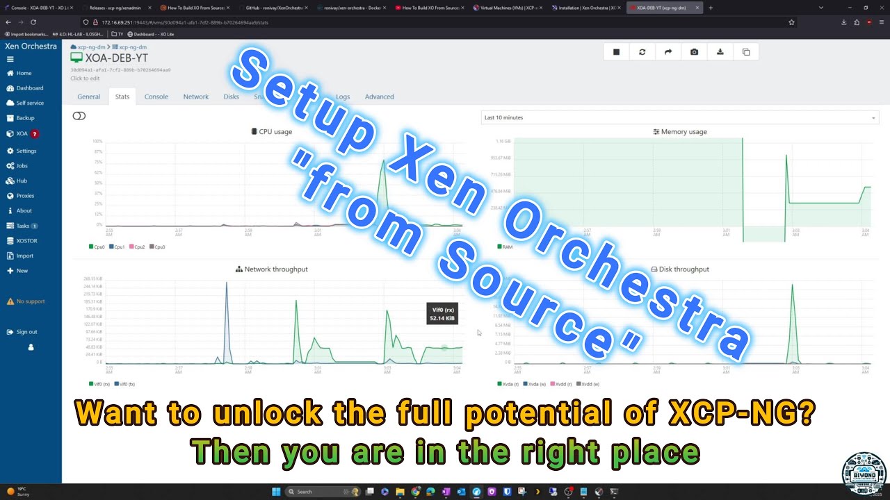 Xen Orchestra Setup from SOURCE Step-by-Step setup Guide, Xen Orchestra and XCP-NG fully unlocked