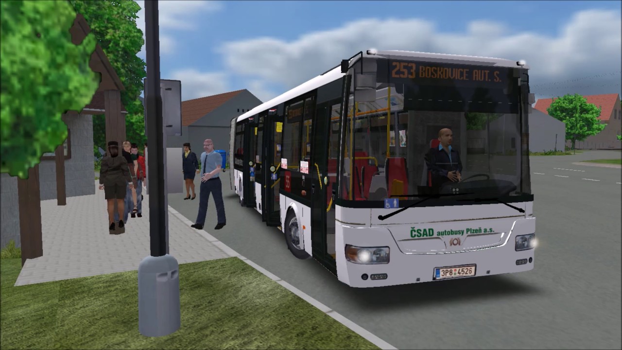 Omsi 2  Velké Opatovice Kninice 251 ze Sor NB18 ČSAD Plzeň