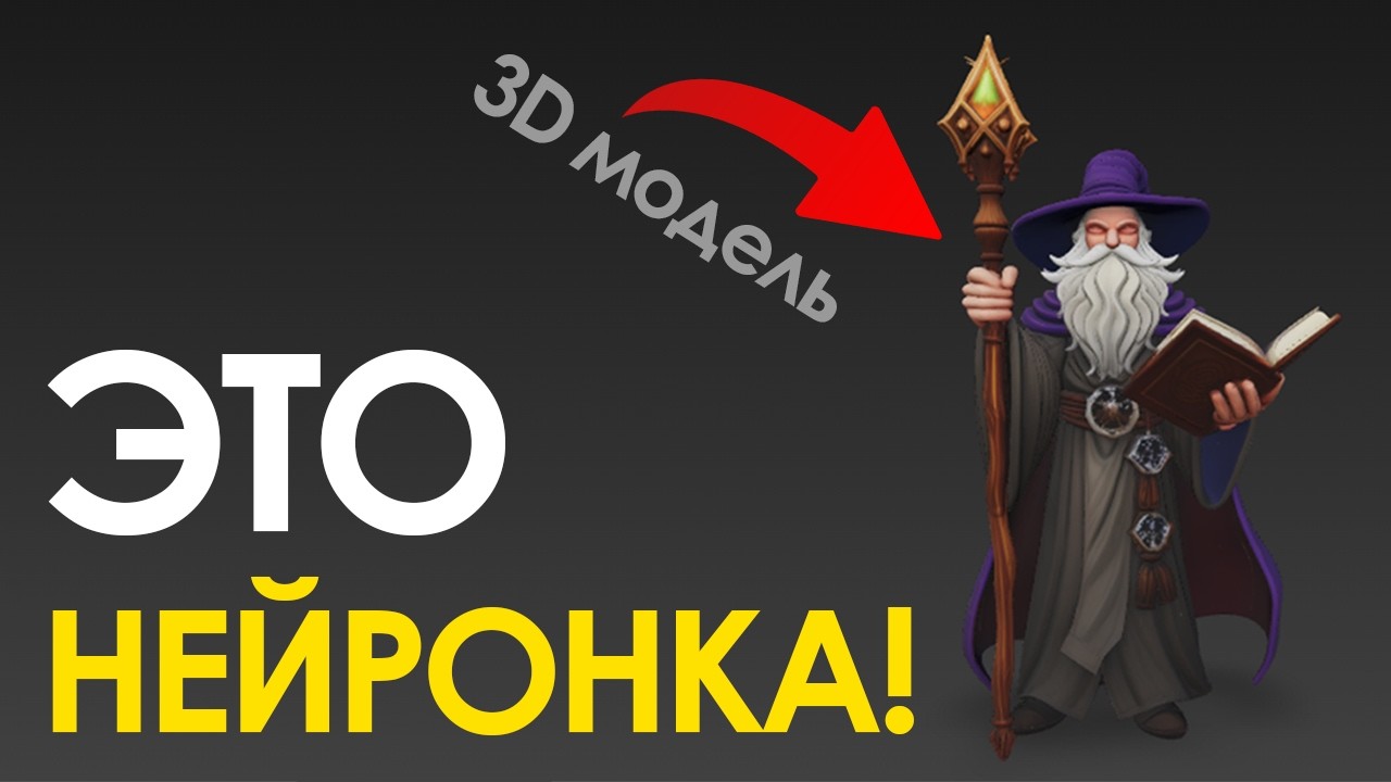 3D МОДЕЛЬ ИЗ КАРТИНКИ за 5 МИНУТ? Нейросети для НОВИЧКОВ