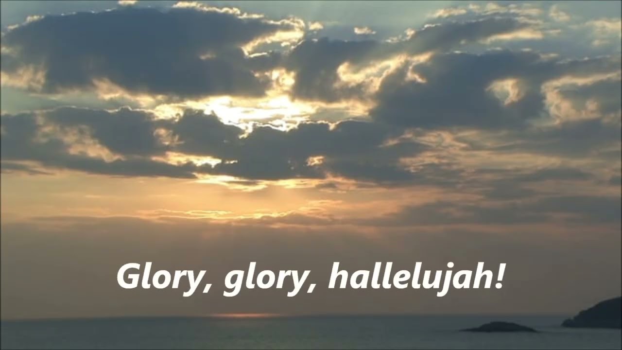 MINE EYES HAVE SEEN THE GLORY GLORY HALLELUJAH BATTLE HYMN REPUBLIC Lyric Word sing along song music