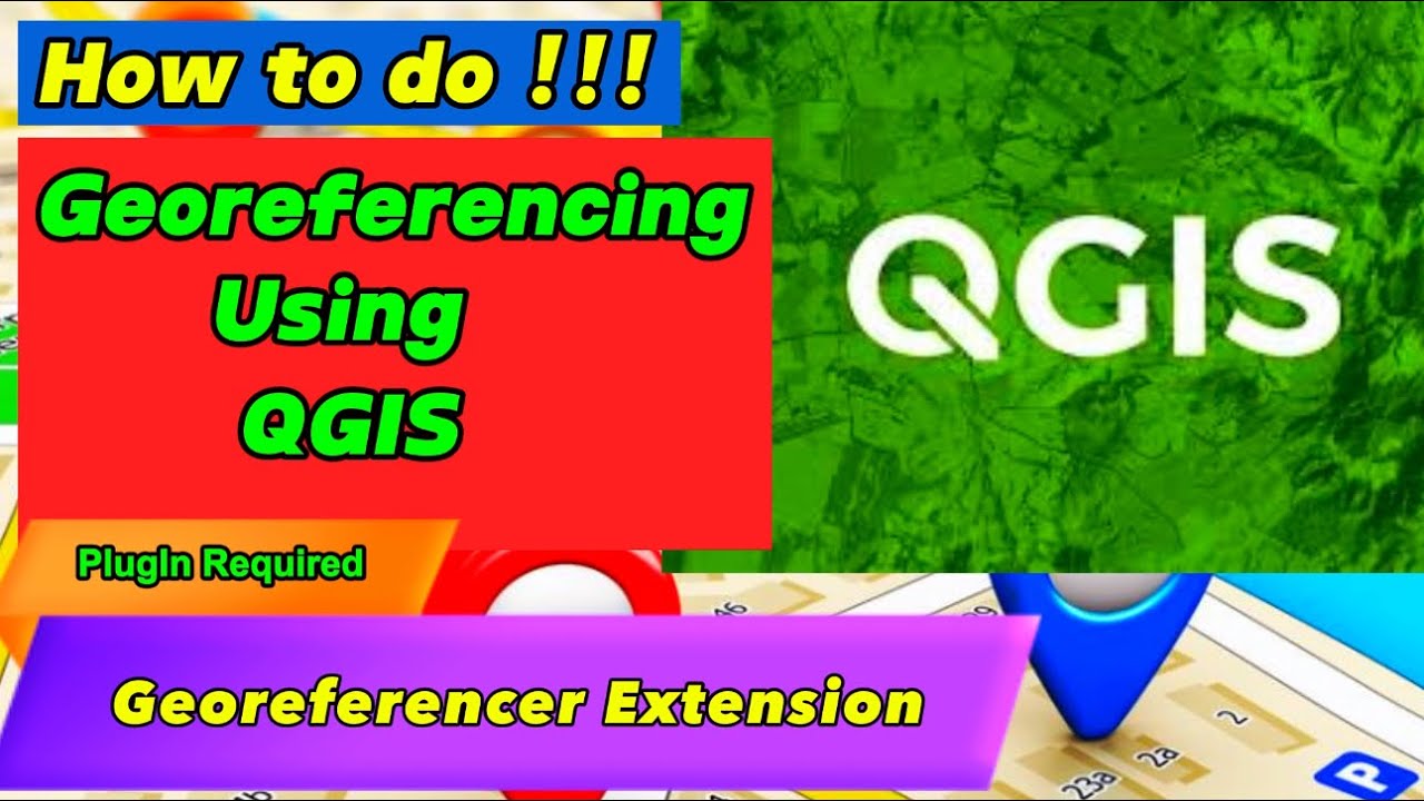 How to Georeferencing a Map in QGIS: Step-by-Step Guide | Digitization of map Raster Image in qgis