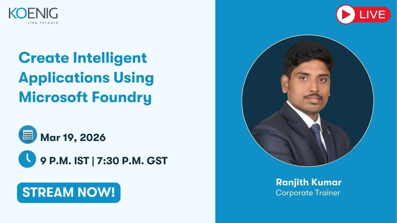Create Intelligent Applications Using Microsoft Foundry