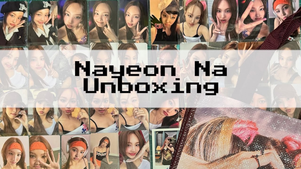 Распаковка 40 альбомов Nayeon 