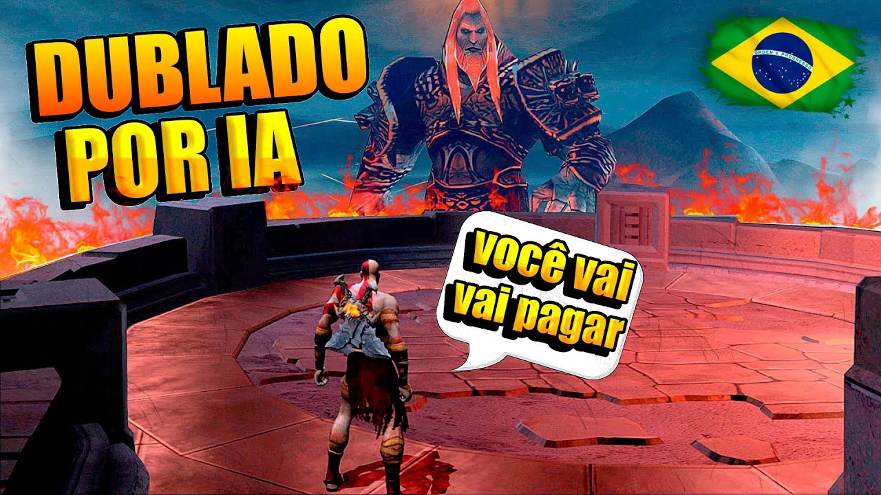 Saiu God of War 1 (PS2) Dublado com I.A - FILME COMPLETO
