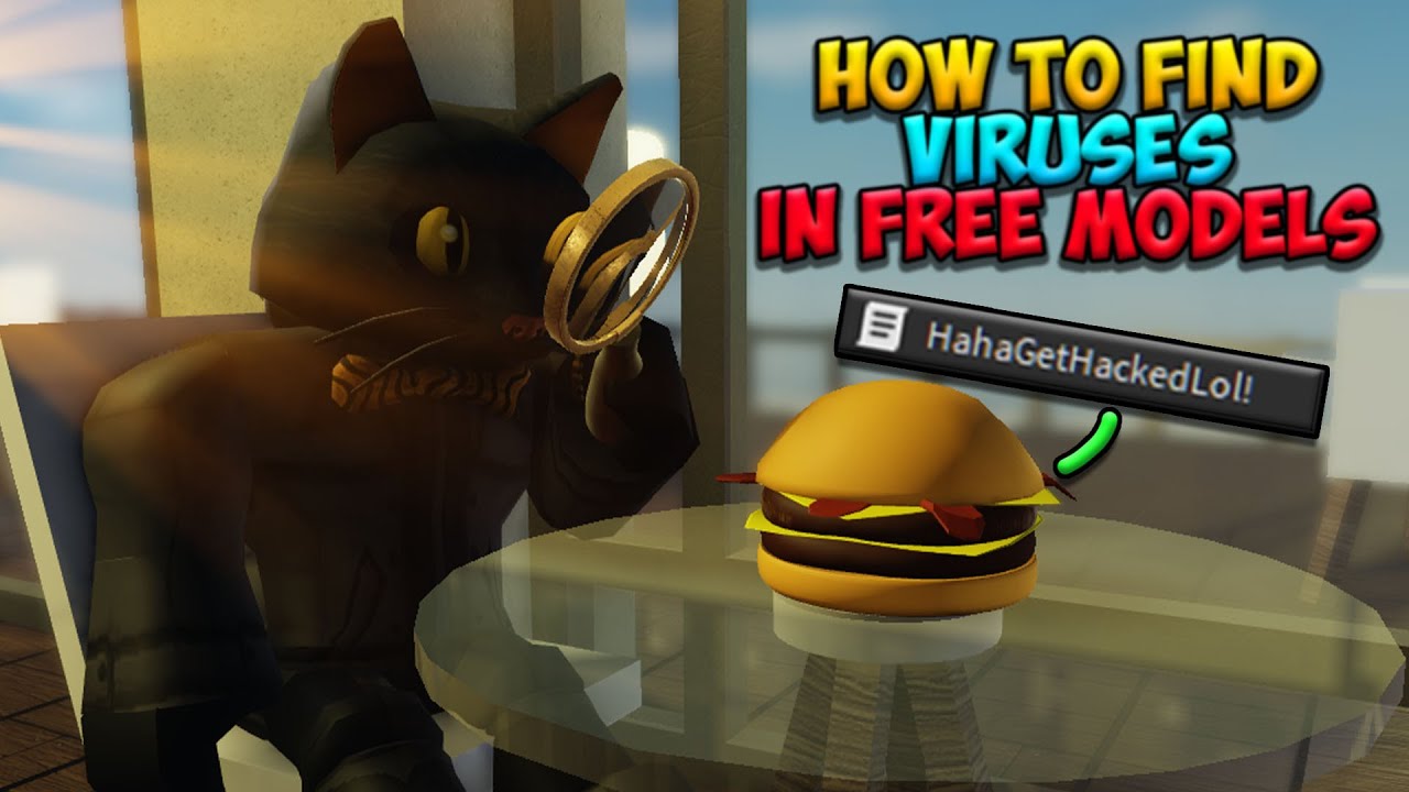 Как найти вирусы в бесплатных моделях (Roblox)