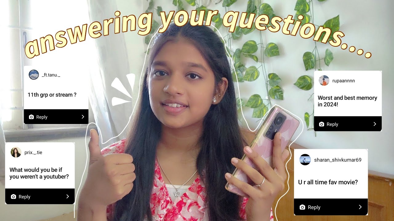 Q&A answering your questions 🎀🤍 |  Priya Tharshini