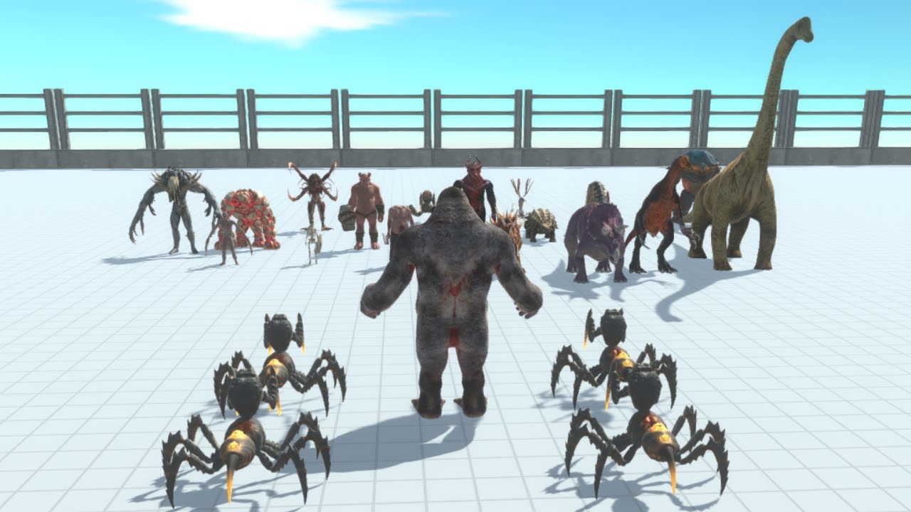 GORO WITH VONTICS VS FACTION | Animal Revolt Battle Simulator