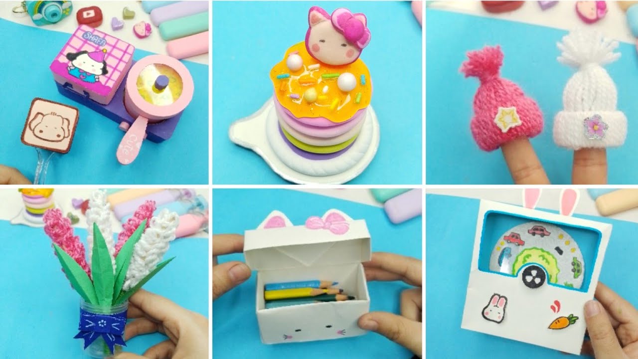 Paper craft/ how to make/ Easy to make/ school project/ miniature craft/ Shafa's DIY 😉👍