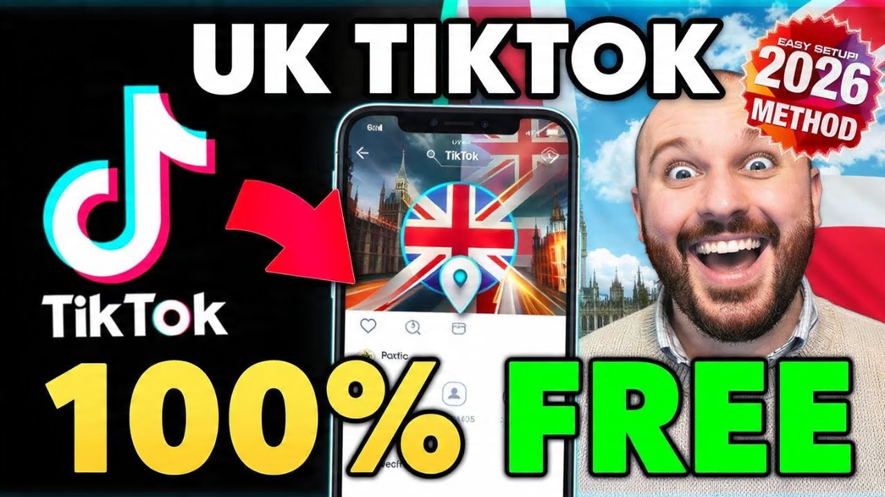 Как создать аккаунт в TikTok в Великобритании в 2026 году | Пошаговая инструкция (100% бесплатно)