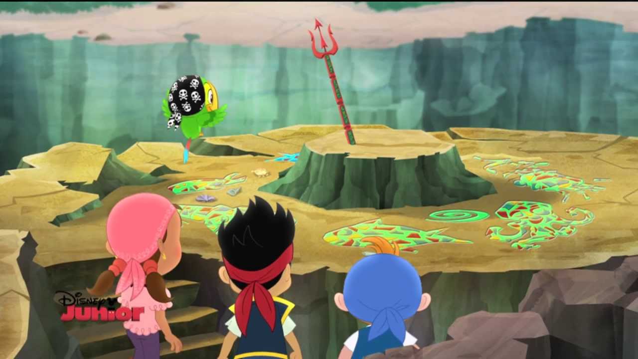 Jake and the Never Land Pirates | Izzy's Trident Treasure | @disneykids