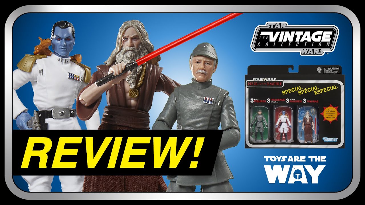 Star Wars The Vintage Collection Heir To The Empire 3 Pack Thrawn, Pellaeon, & Joruus C'baoth Review