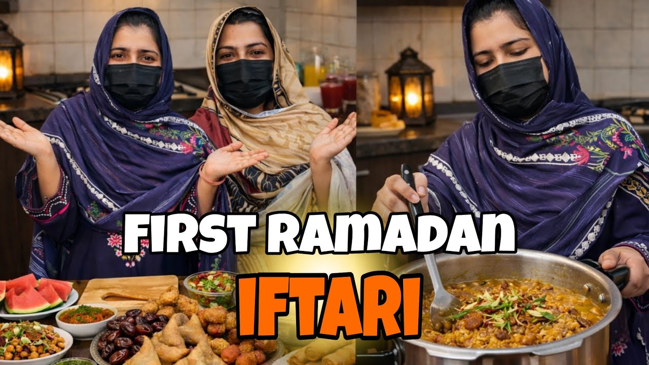 Ramadan Day 1(First iftri)|Ramadan Series 2026| Desi Sisters Kitchen Vlogs 