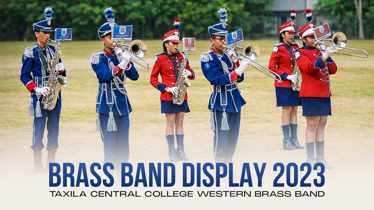 Western Brass Band Display | Taxila Central College (Sports Meet 2023)