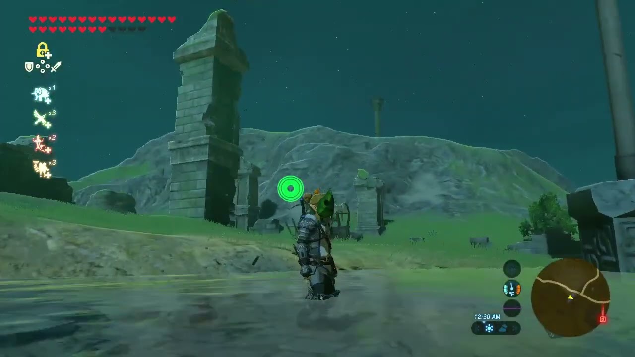 Moblin flies backwards after it dies