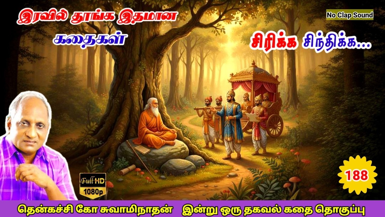 மன அழுத்தம் நீங்கி கவலைகள் மறந்து தூங்க Thenkachi Ko Swaminathan கதைகள் 188 | உண்மையான மகிழ்ச்சி