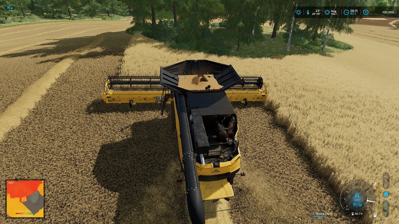 FS 22 Bucks County 1 (Sweet & Savory Production) Equipment & Farm Tour, Wheat Harvest (Time-Lapse)