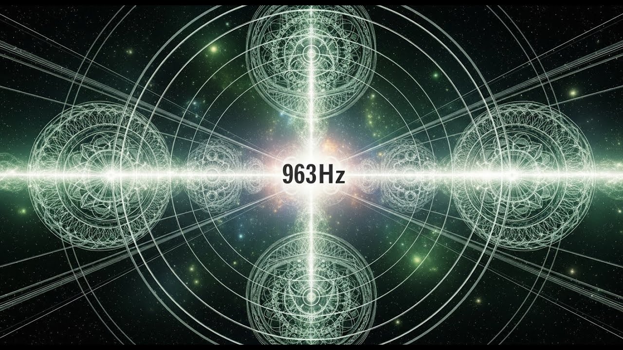 963Hz Frequency of God: Deep Sleep Hypnosis for Crown Chakra & Universal Alignment