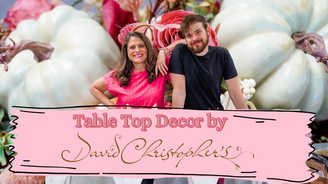 Decorate a Large Dough Bowl w/ Heirloom Pumpkins & Vintage Florals with David Christopher's (2023)