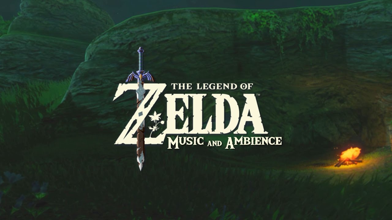 Calm and Relaxing Zelda Music with Campfire Ambience (music To Relax, Study, Work, Game)