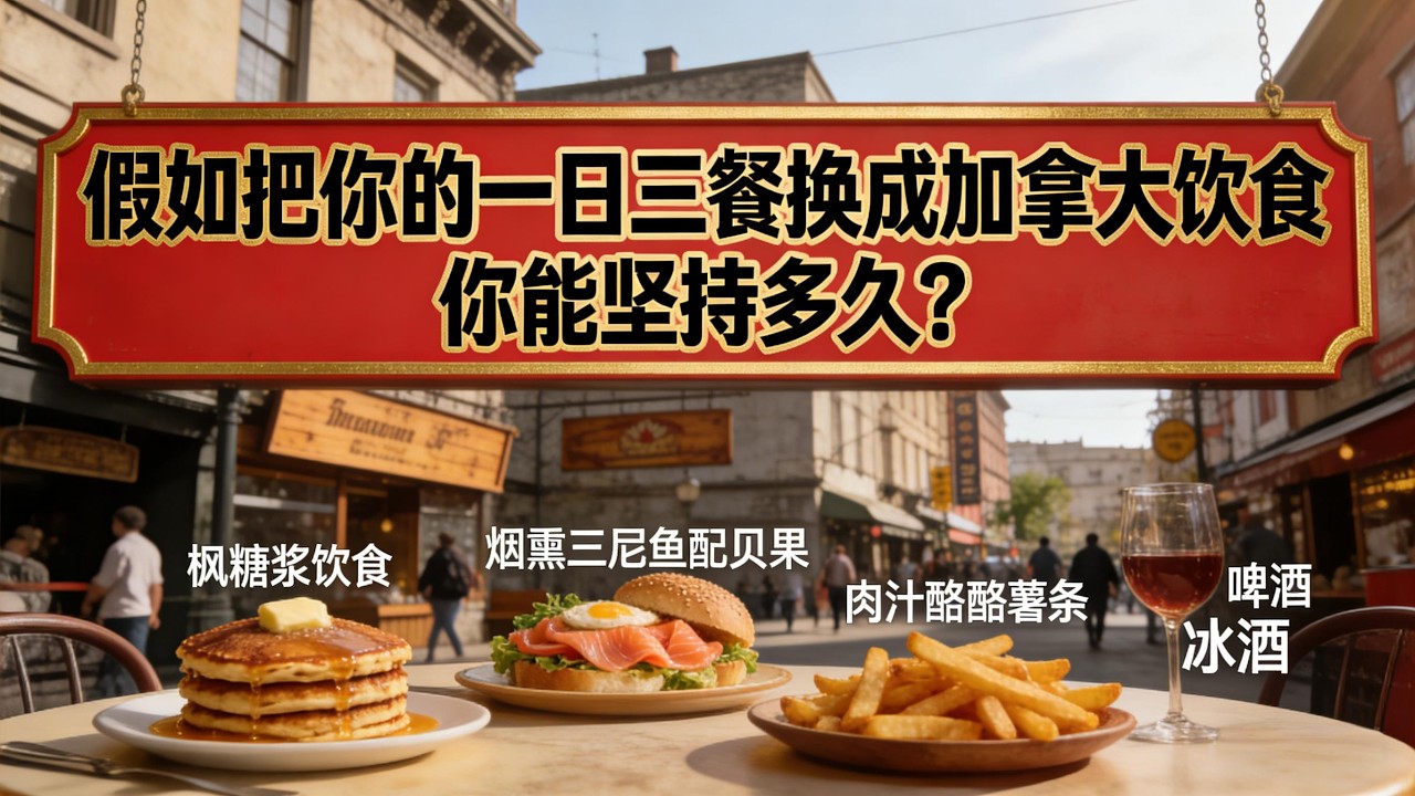 假如把你的一日三餐换成加拿大饮食，你能坚持多久？#加拿大 #一日三餐 #美食 #饮食历史 #饮食文化